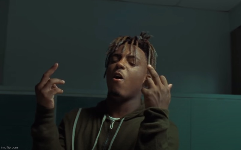 Juice wrld finger | image tagged in juice wrld finger | made w/ Imgflip meme maker