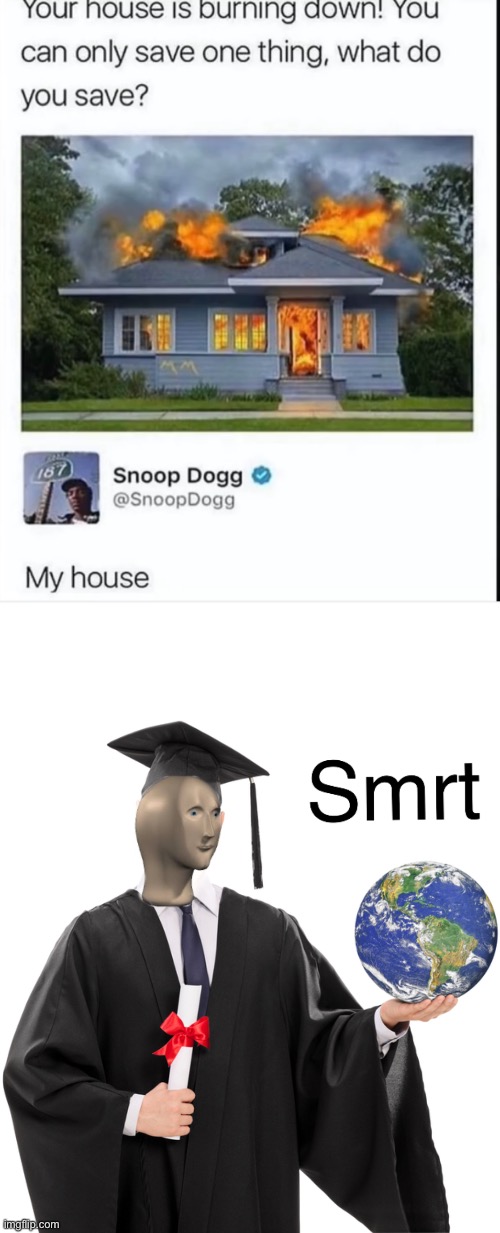 Snoop dogg is smort | image tagged in meme man smart | made w/ Imgflip meme maker