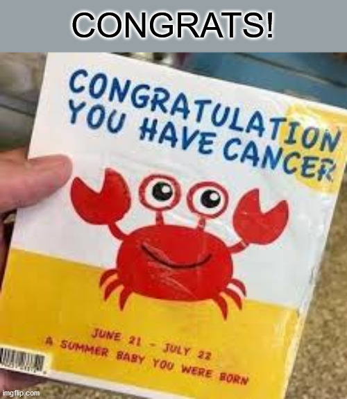 ,,,,,, | CONGRATS! | image tagged in cancerous | made w/ Imgflip meme maker