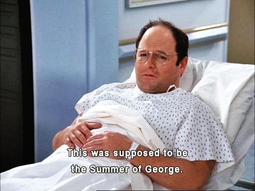 High Quality This was supposed to be the summer of george Blank Meme Template