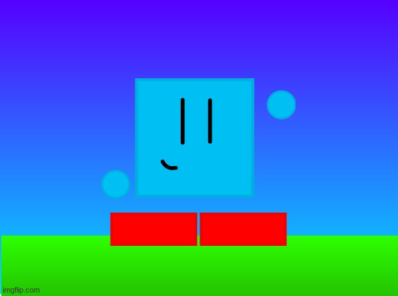Blocky if i made him in Scratch as well as Mixmellow | image tagged in blocky,dannyhogan200,ocs | made w/ Imgflip meme maker