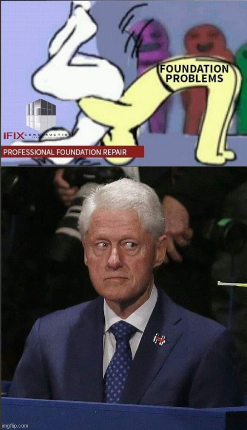 image tagged in bill clinton scared | made w/ Imgflip meme maker