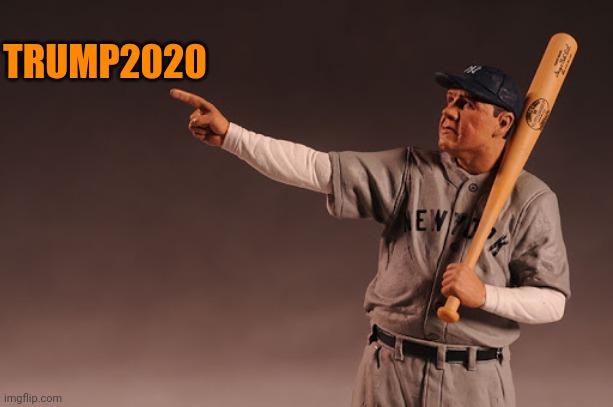 Babe Ruth | TRUMP2020 | image tagged in babe ruth | made w/ Imgflip meme maker