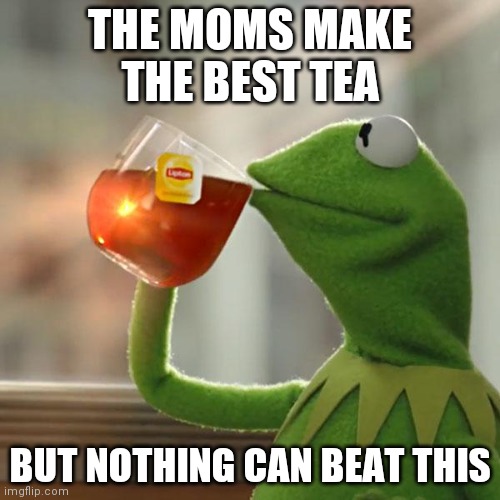 But That's None Of My Business | THE MOMS MAKE THE BEST TEA; BUT NOTHING CAN BEAT THIS | image tagged in memes,but that's none of my business,kermit the frog | made w/ Imgflip meme maker