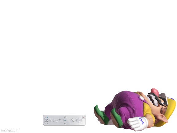 Wario_dies_after_getting_hit_by_a_wii_remote_slightly.mp3 | image tagged in blank white template | made w/ Imgflip meme maker