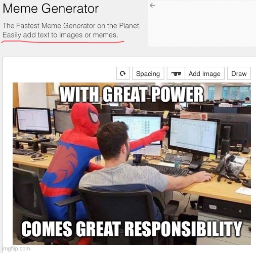 Gives new meaning to “web powers“ | image tagged in memes,spider-man,web power,spiderman computer desk,funny,filler tag | made w/ Imgflip meme maker