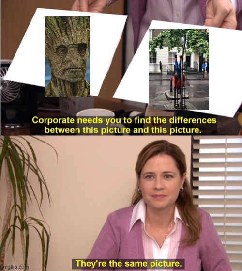 I am groot | image tagged in memes,they're the same picture | made w/ Imgflip meme maker