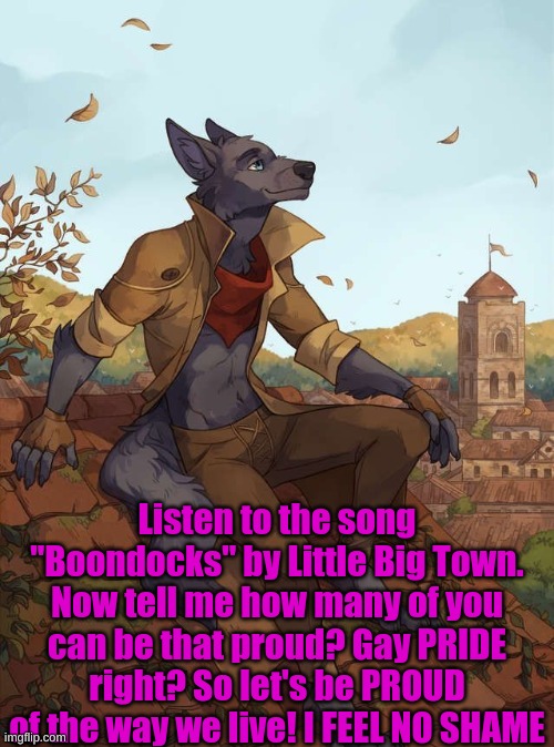 We're winning! | Listen to the song "Boondocks" by Little Big Town. Now tell me how many of you can be that proud? Gay PRIDE right? So let's be PROUD of the way we live! I FEEL NO SHAME | made w/ Imgflip meme maker