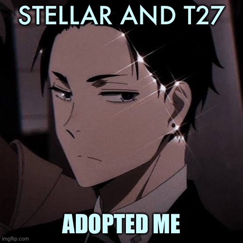 Daisuke ✨? | STELLAR AND T27; ADOPTED ME | image tagged in daisuke | made w/ Imgflip meme maker