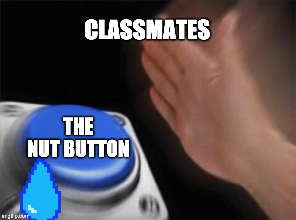 Nut | CLASSMATES; THE NUT BUTTON | image tagged in memes,blank nut button | made w/ Imgflip meme maker