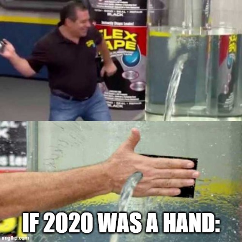 Bad Counter |  IF 2020 WAS A HAND: | image tagged in bad counter | made w/ Imgflip meme maker