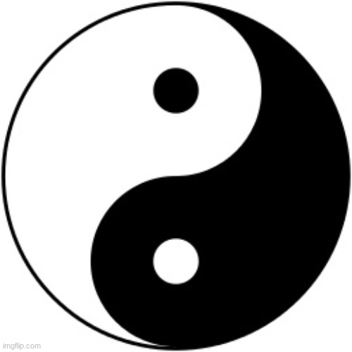 Yin Yang | image tagged in yin yang | made w/ Imgflip meme maker