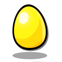 High Quality Shine Group Golden Egg 2D Blank Meme Template
