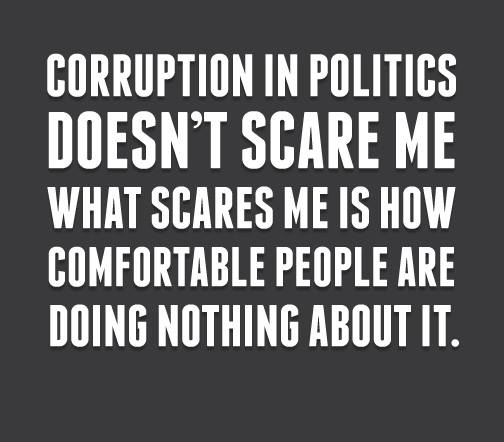 Corruption in politics Blank Meme Template