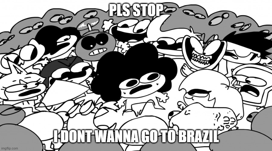 brazil | PLS STOP; I DONT WANNA GO TO BRAZIL | image tagged in surround sr pelo,brazil,i dont wanna go to brazil | made w/ Imgflip meme maker
