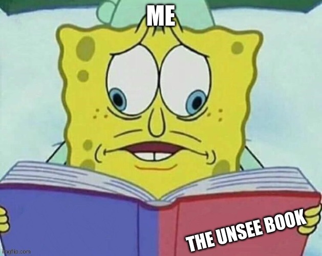 unsee book | image tagged in unsee book | made w/ Imgflip meme maker