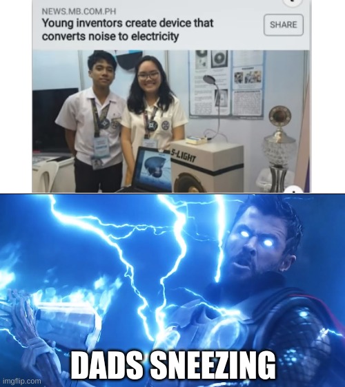 Bring me Thanos | DADS SNEEZING | image tagged in bring me thanos | made w/ Imgflip meme maker