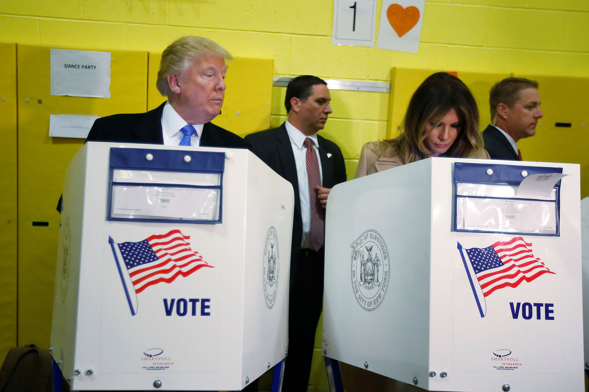 Trump peeking Blank Meme Template