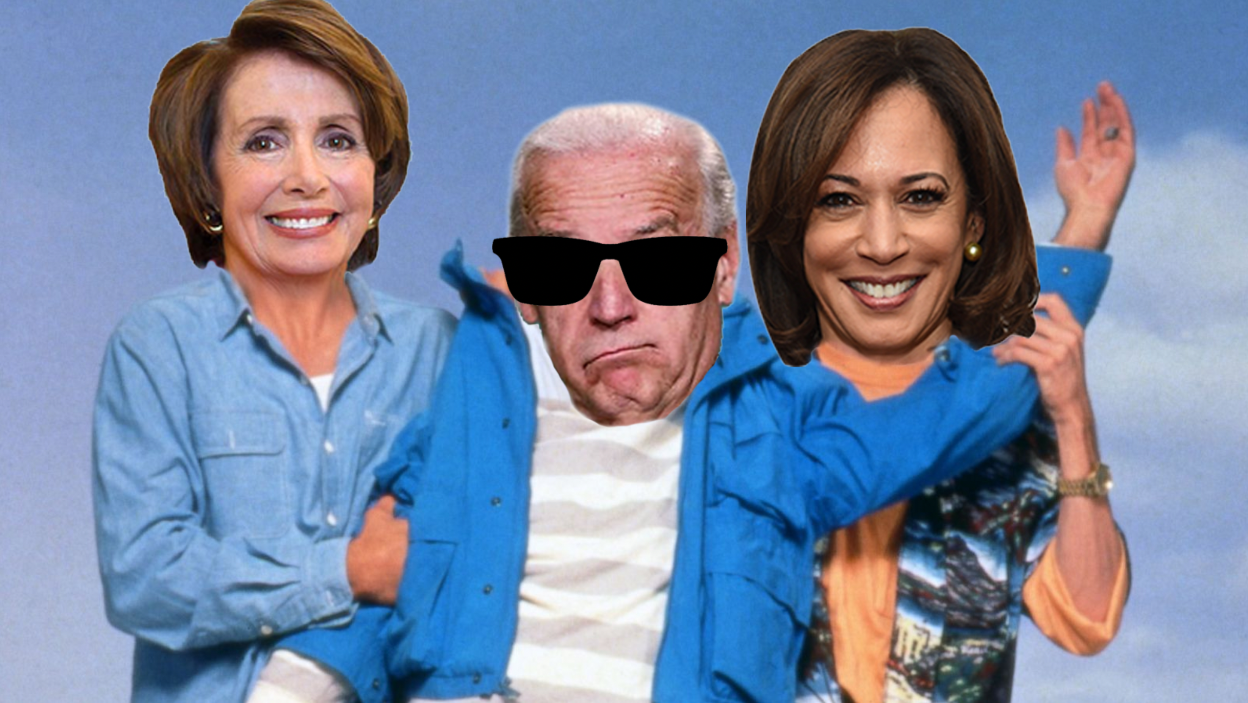 Weekend at Biden's Blank Meme Template