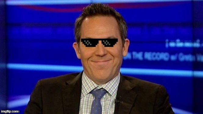 image tagged in deal with it greg gutfeld | made w/ Imgflip meme maker