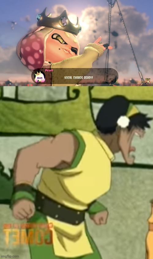 yeet | image tagged in toph beifong screaming | made w/ Imgflip meme maker