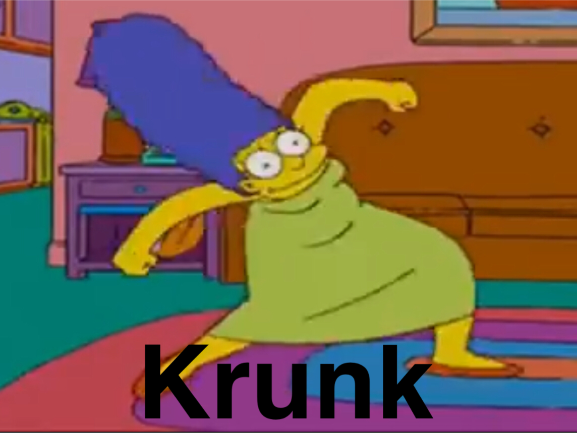 High Quality Krunk Marg Blank Meme Template