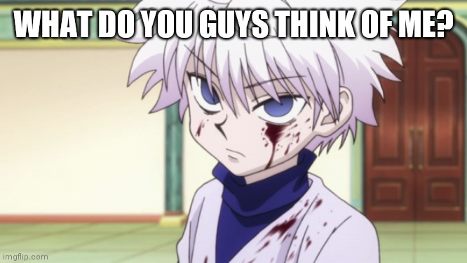 WHAT DO YOU GUYS THINK OF ME? | made w/ Imgflip meme maker