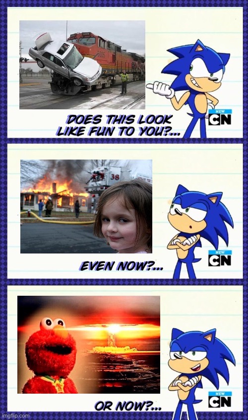 It all sounds fun sonic | image tagged in ok ko | made w/ Imgflip meme maker