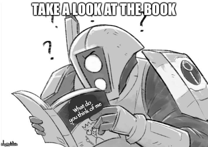 Melee combat for dummies | TAKE A LOOK AT THE BOOK; What do you think of me | image tagged in melee combat for dummies,trends | made w/ Imgflip meme maker