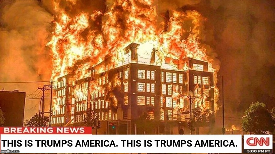 This is MSM's America. This is what 4 years of hate gets you. | THIS IS TRUMPS AMERICA. THIS IS TRUMPS AMERICA. | image tagged in trump,election 2020,mainstream media,media lies | made w/ Imgflip meme maker