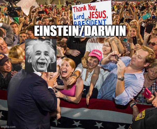 If liberals' behaved like trump supporters | EINSTEIN/DARWIN | image tagged in memes,politics,cult,sad jesus,donald trump is an idiot,biden | made w/ Imgflip meme maker