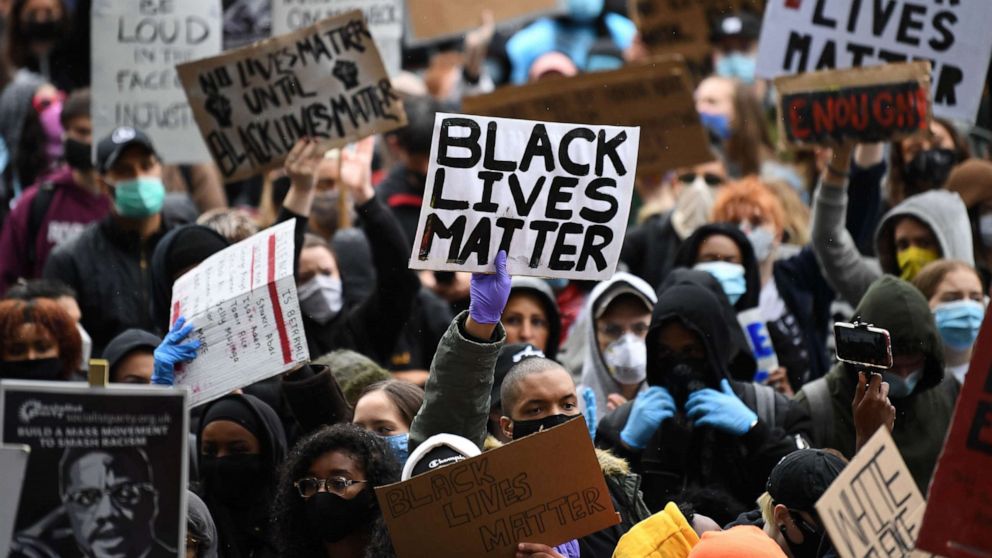 High Quality BLM protests London Blank Meme Template