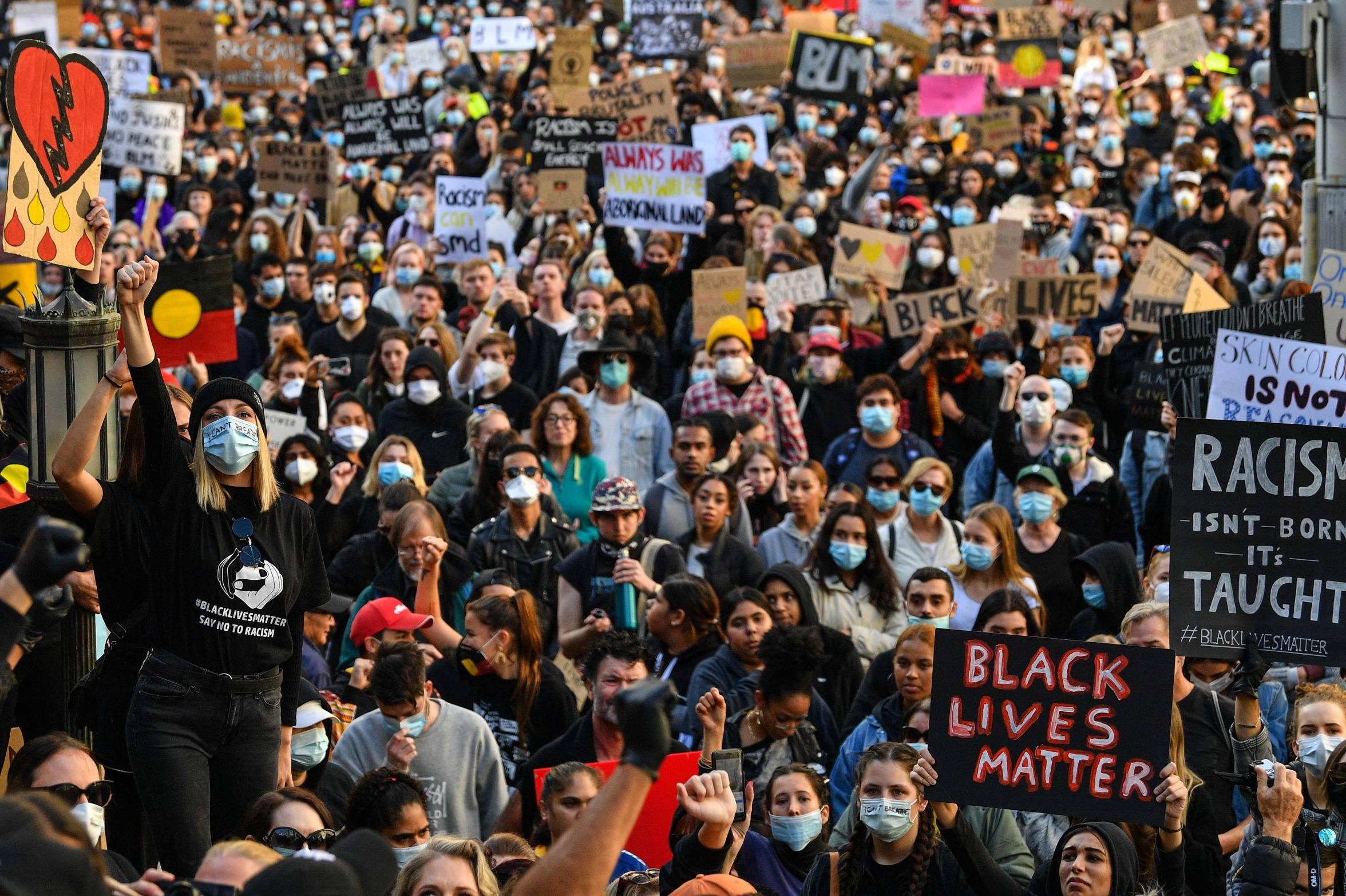 High Quality BLM protest Australia Blank Meme Template