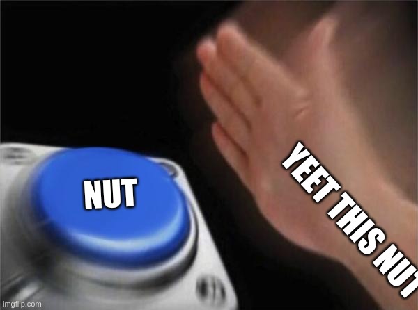 Yeeting a Nut | NUT; YEET THIS NUT | image tagged in memes,blank nut button | made w/ Imgflip meme maker