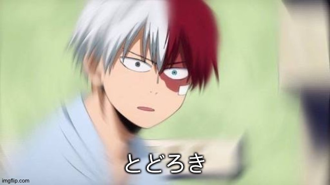 Todoroki confused af | とどろき | image tagged in todoroki confused af | made w/ Imgflip meme maker