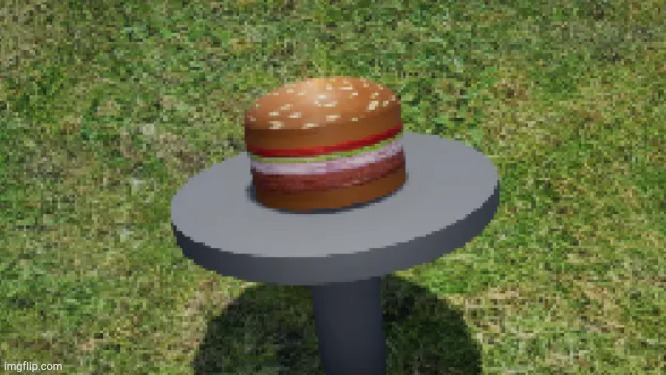Burger Table | image tagged in burger table | made w/ Imgflip meme maker