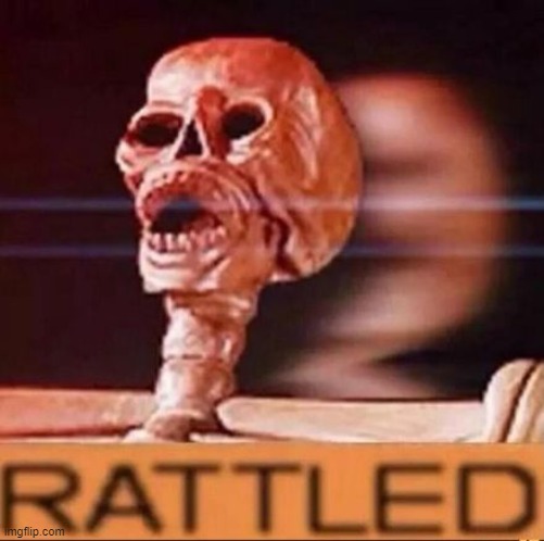 RATTLED | image tagged in rattled | made w/ Imgflip meme maker
