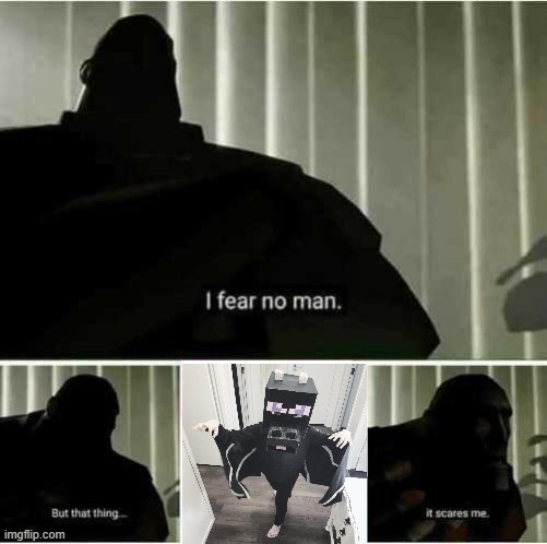 Minecraft | image tagged in i fear no man | made w/ Imgflip meme maker