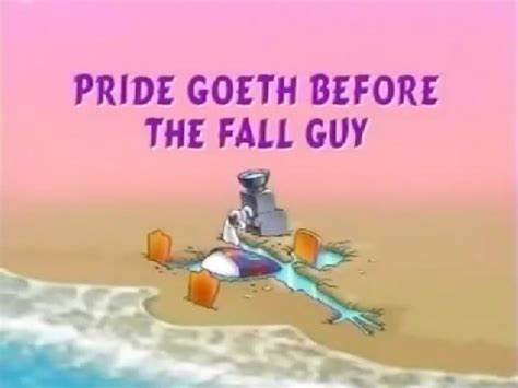 High Quality Pride goeth before the fall guy Blank Meme Template
