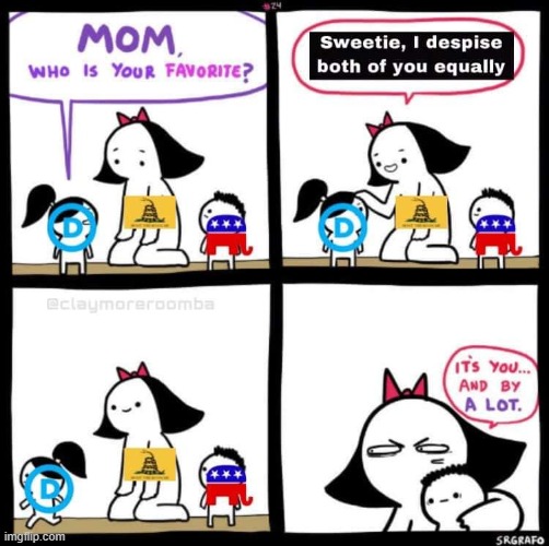 well duh of course every1 likes the gop better maga | image tagged in libertarians gop,libertarians,libertarian,libertarianism,repost,comics/cartoons | made w/ Imgflip meme maker