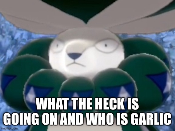 WHAT THE HECK IS GOING ON AND WHO IS GARLIC | made w/ Imgflip meme maker