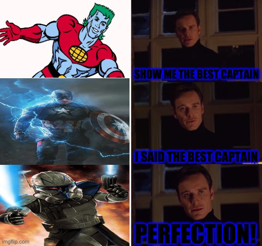 The Best Captain | SHOW ME THE BEST CAPTAIN; I SAID THE BEST CAPTAIN; PERFECTION! | image tagged in perfection | made w/ Imgflip meme maker