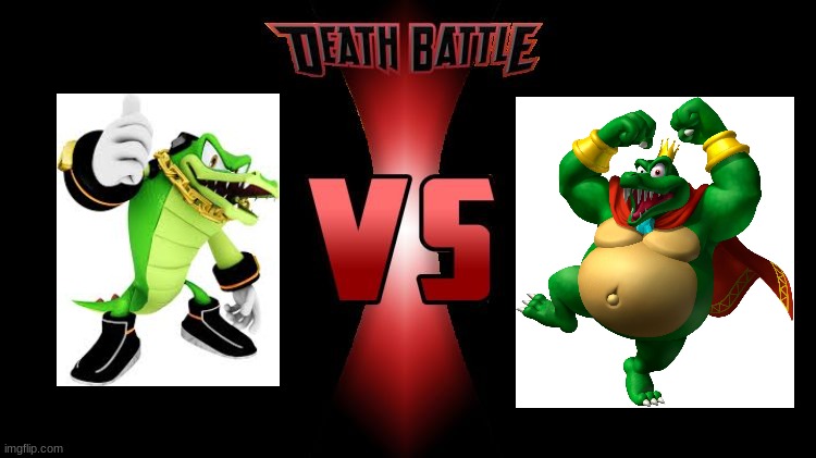 Vector vs king k rool | image tagged in death battle,sonic the hedgehog,donkey kong | made w/ Imgflip meme maker