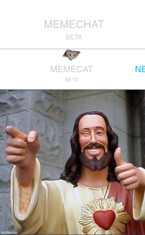 image tagged in memes,buddy christ | made w/ Imgflip meme maker