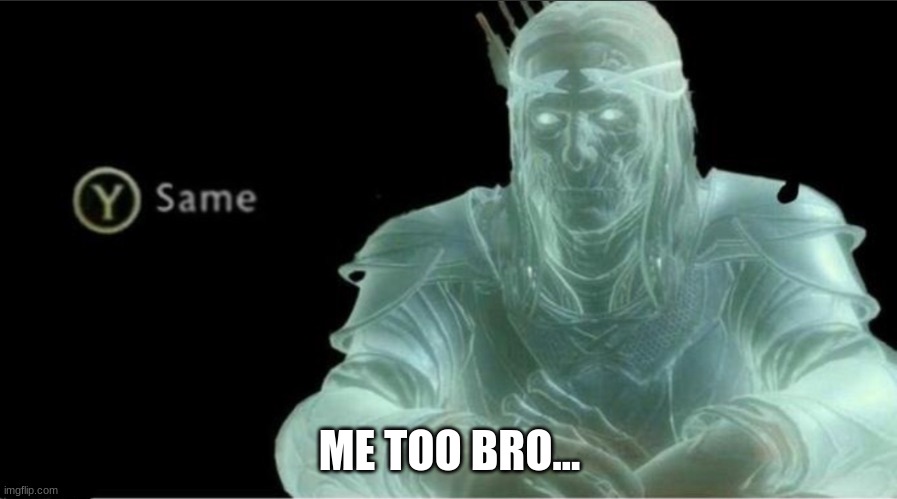 Y same better | ME TOO BRO... | image tagged in y same better | made w/ Imgflip meme maker