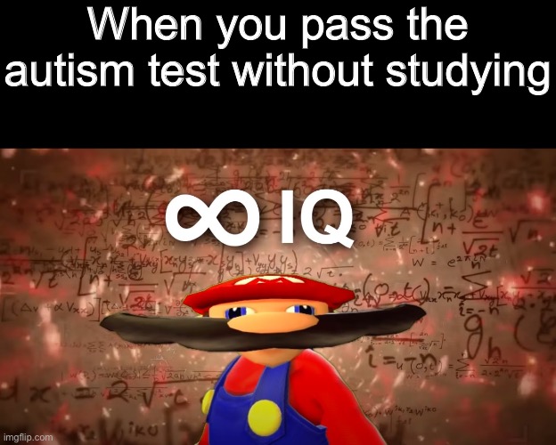 Infinite IQ Mario Imgflip