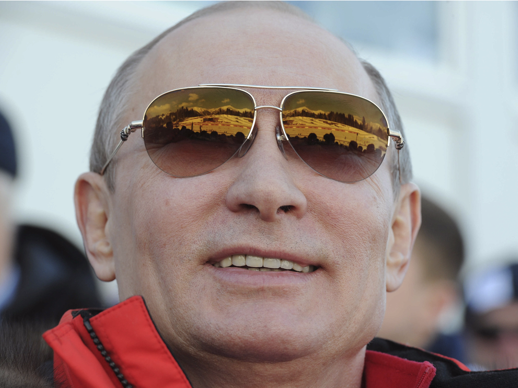 High Quality Putin is watching Blank Meme Template