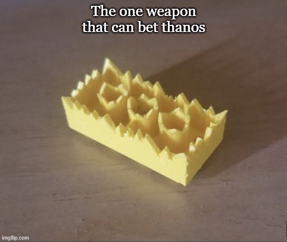 Spiked lego | The one weapon that can bet thanos | image tagged in spiked lego,cursed image,lego,funny memes | made w/ Imgflip meme maker