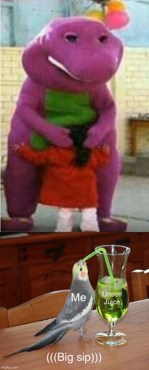 barney likes it | image tagged in fun | made w/ Imgflip meme maker