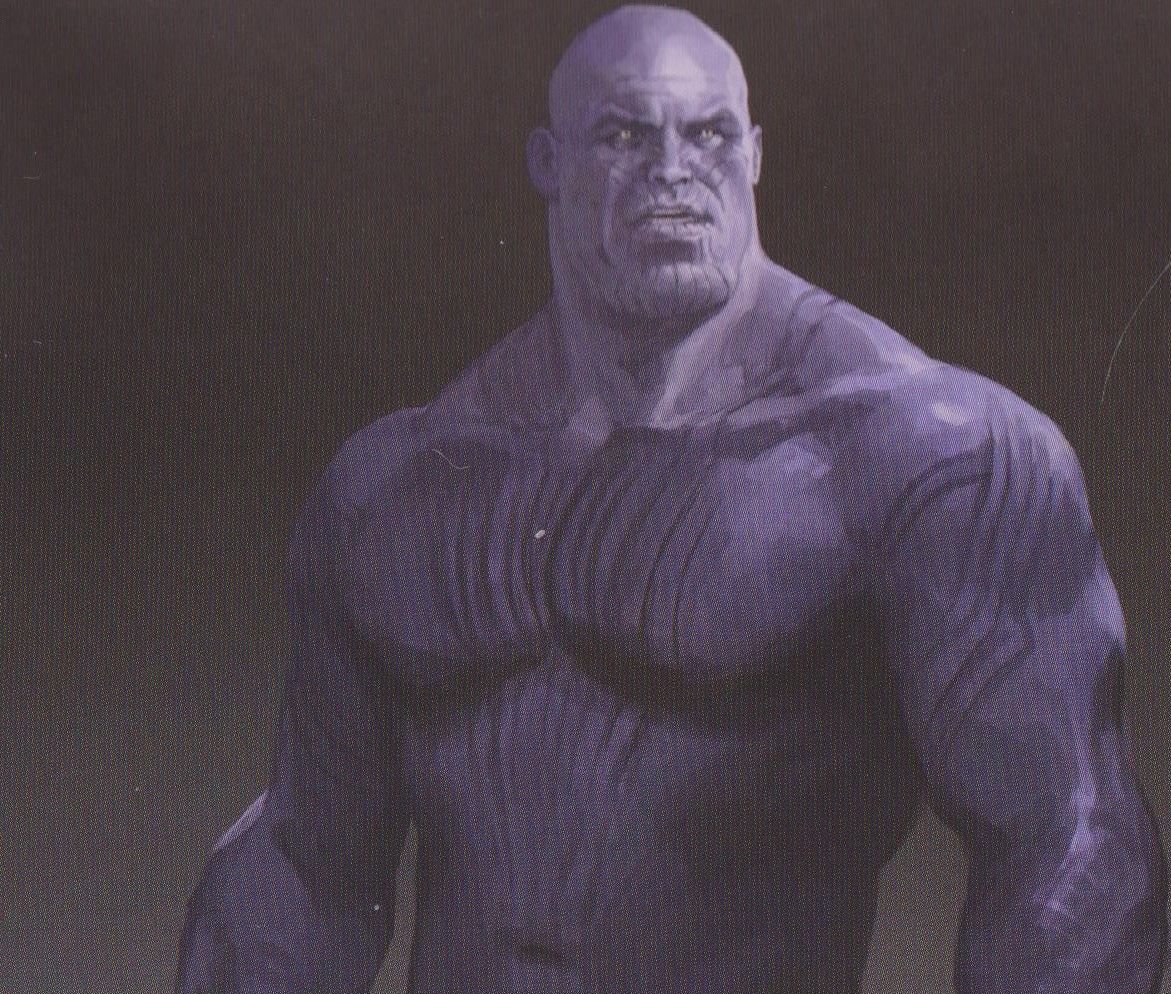 Shirtless Thanos Blank Meme Template